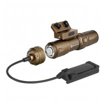 Olight Odin Mini Tactical Flashlight & M-Lok Mount & Tail Switch - Tan