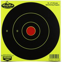 Birchwood Casey Dirty Bird 6 Inch Yellow Round Target 100 Pack