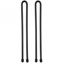 Nite Ize Gear Tie Reusable Rubber Twist Tie 2 Pack 12 Inch - Black