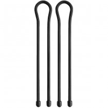 Nite Ize Gear Tie Reusable Rubber Twist Tie 2 Pack 18 Inch - Black