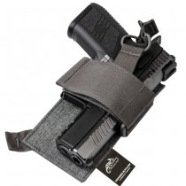 Helikon-Tex Inverted Pistol Holder Insert - Nylon Polyester Blend - Melange Grey