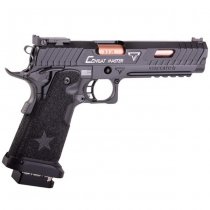 Army Armament Staccato 2011 X TTI JW3 Combat Master Gas Blow Back Pistol - Black