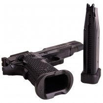 Army Armament Staccato P 2011 & Compensator Gas Blow Back Pistol - Black