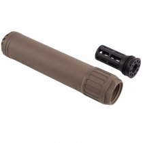 RGW EL QD 762 SDMR Dummy Silencer 14mm CCW - Dark Earth