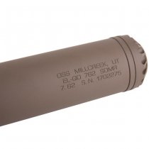 RGW EL QD 762 SDMR Dummy Silencer 14mm CCW - Dark Earth