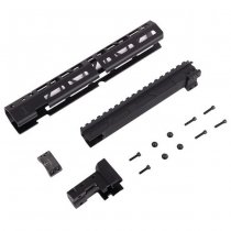 RGW Marui / GHK AK GBBR / AK AEG JM Style M-Lok Handguard Rail 10.64 Inch - Black