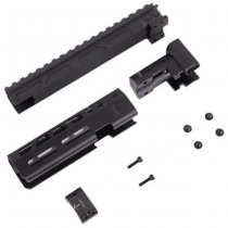 RGW Marui / GHK AK GBBR / AK AEG JM Style M-Lok Handguard Rail 6.1 Inch - Black