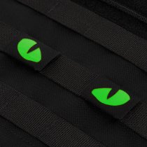 M-Tac Green Tiger Eyes Laser Cut Patch - Black