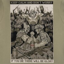 M-Tac Keep Calm T-Shirt - Tan - L