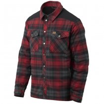 Helikon-Tex Winter Warden Shirt - Slate Crimson Plaid