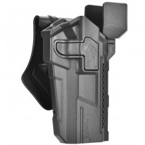 Amomax WE / TM / KJW Hi-Capa Red Dot Compatible Paddle Holster RH - Black