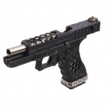 Armorer Works VX0201 Hex Cut Gas Blow Back Pistol - Black