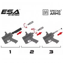 Specna Arms Daniel Defense MK18 SA-E19 EDGE HAL2 AEG - Black