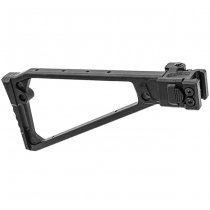 Maple Leaf Triangle Folding Stock CNC Aluminum - Black