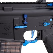 Cyma Strike Industries AR Strike Raider Carbine Gas Blow Back Rifle 13.5 Inch - Black / Blue