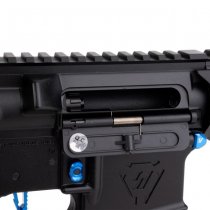 Cyma Strike Industries AR Strike Raider Carbine Gas Blow Back Rifle 13.5 Inch - Black / Blue