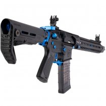 Cyma Strike Industries AR Strike Raider Carbine Gas Blow Back Rifle 13.5 Inch - Black / Blue