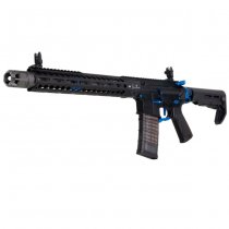 Cyma Strike Industries AR Strike Raider Carbine Gas Blow Back Rifle 13.5 Inch - Black / Blue