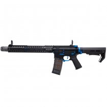 Cyma Strike Industries AR Strike Raider Carbine Gas Blow Back Rifle 13.5 Inch - Black / Blue