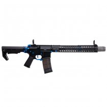 Cyma Strike Industries AR Strike Raider Carbine Gas Blow Back Rifle 13.5 Inch - Black / Blue