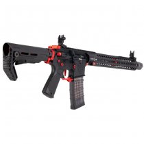 Cyma Strike Industries AR Strike Raider Gas Blow Back Rifle 15.5 Inch - Black / Red