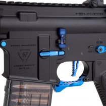 Cyma Strike Industries AR Strike Raider PDW Gas Blow Back Rifle 7 Inch - Black / Blue