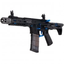 Cyma Strike Industries AR Strike Raider PDW Gas Blow Back Rifle 7 Inch - Black / Blue