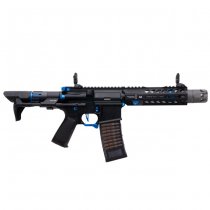 Cyma Strike Industries AR Strike Raider PDW Gas Blow Back Rifle 7 Inch - Black / Blue