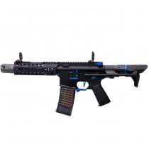 Cyma Strike Industries AR Strike Raider PDW Gas Blow Back Rifle 7 Inch - Black / Blue