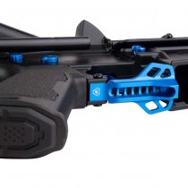 Cyma Strike Industries AR Strike Raider SBR Gas Blow Back Rifle 4 Inch - Black / Blue