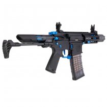 Cyma Strike Industries AR Strike Raider SBR Gas Blow Back Rifle 4 Inch - Black / Blue