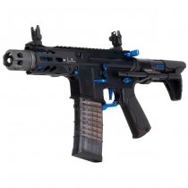 Cyma Strike Industries AR Strike Raider SBR Gas Blow Back Rifle 4 Inch - Black / Blue