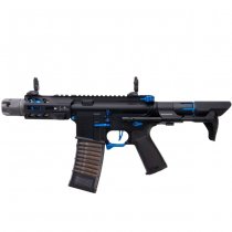 Cyma Strike Industries AR Strike Raider SBR Gas Blow Back Rifle 4 Inch - Black / Blue