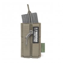 Warrior Single M4 & Shotgun Strip Open Magazine Pouch - Ranger Green