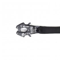 Warrior Personal Retention Lanyard FROG Clip & TANGO Carabiner - Black