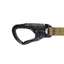 Warrior Personal Retention Lanyard FROG Clip & TANGO Carabiner - Coyote