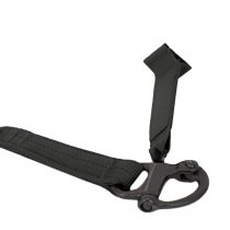 Warrior Personal Retention Lanyard Shackle & TANGO Carabiner Clip - Black