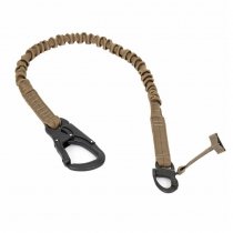 Warrior Personal Retention Lanyard Shackle & TANGO Carabiner Clip - Coyote