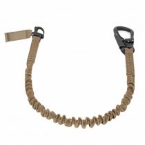 Warrior Personal Retention Lanyard Shackle & TANGO Carabiner Clip - Coyote