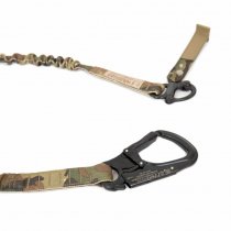 Warrior Personal Retention Lanyard Shackle & TANGO Carabiner Clip - Multicam