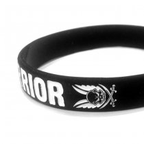 Warrior Silicone Wrist Band - Black