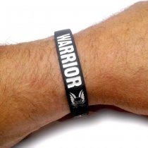 Warrior Silicone Wrist Band - Black