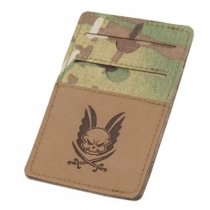 Warrior Laser Cut Credit Card Wallet - Multicam