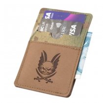 Warrior Laser Cut Credit Card Wallet - Multicam