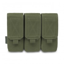 Warrior Triple M4 Magazine Pouch - Olive