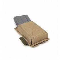 Warrior Single Elastic Magazine Pouch - Coyote 1