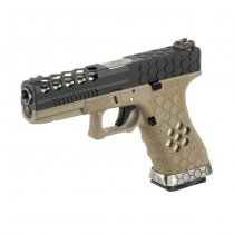 Armorer Works VX0111 HEX Cut Gas Blow Back Pistol - BST