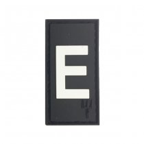 Pitchfork Letter E Patch - Black