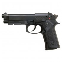 KJ Works M9 Vertec Gas Blow Back Pistol - Black