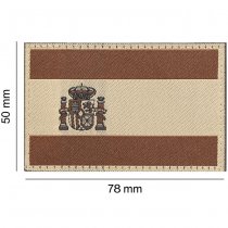 Clawgear Spain Flag Patch - Desert